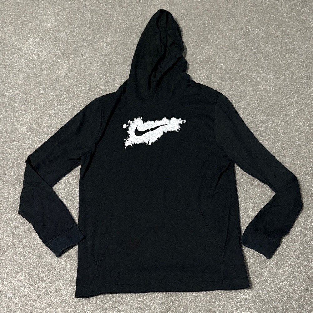 Nike Black Pullover with White Swoosh